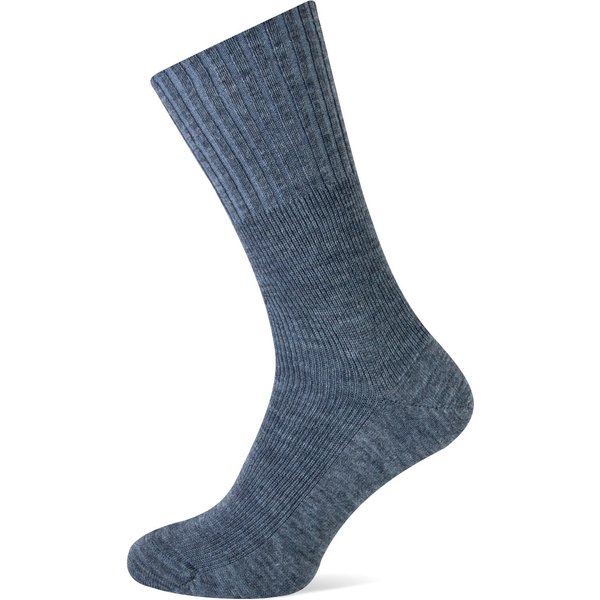 Wollherensocken ohne Gummi – Grau – 45-47