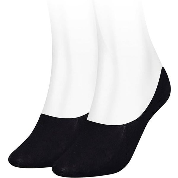 Damen-Fußies/Sneakersocken – Schwarz – 35-38