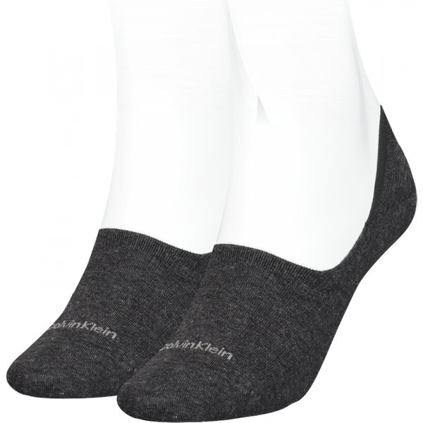 Damen Footie Mid Cut – Dunkelgrau Melange – 39-42