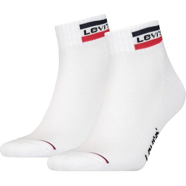 Einzelne Sportsocken mit Logo – Weiß – 39-42