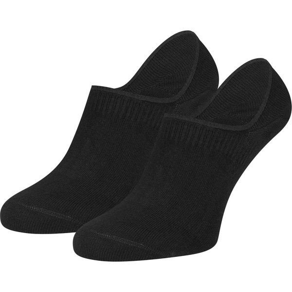 Bambus Fußlinge unsichtbar – Schwarz – 35-38
