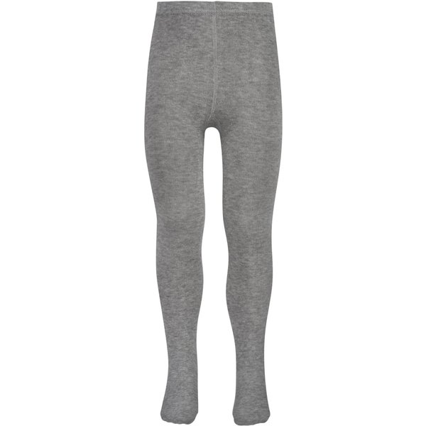 Kinderstrumpfhose aus Baumwolle – Mittelgrau – 80-86