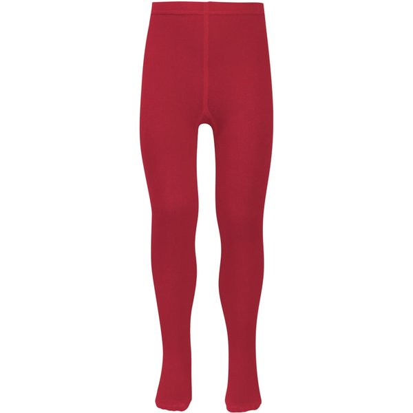 Kinderstrumpfhose aus Baumwolle – Rot – 92-98