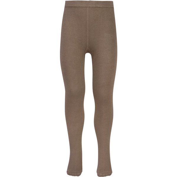 Kinderstrumpfhose aus Baumwolle – Taupe – 116-122