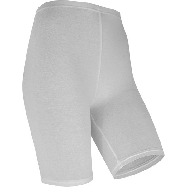 Damen Short Leggings aus Baumwolle – Weiß – S-M