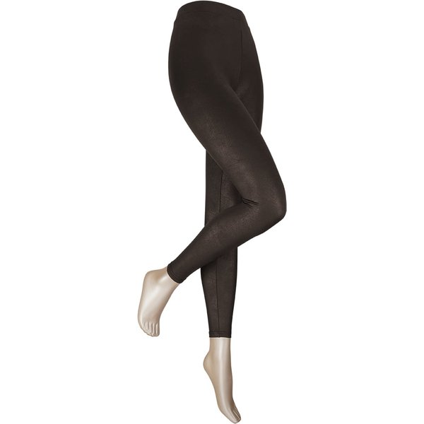 Craquele Lederlook Leggings – Braun – S-M