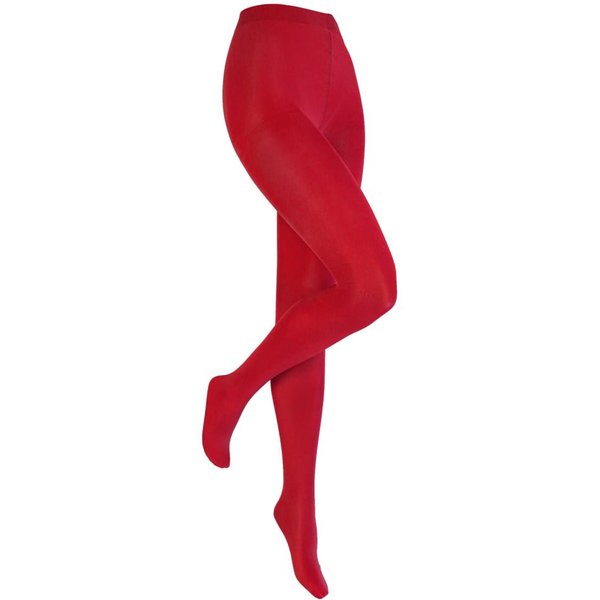 60 Denier Strumpfhose aus Mikrofaser – Rot – L-XL