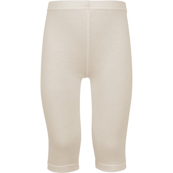 Capri Kinderleggings aus Baumwolle – Ecru – 104-110