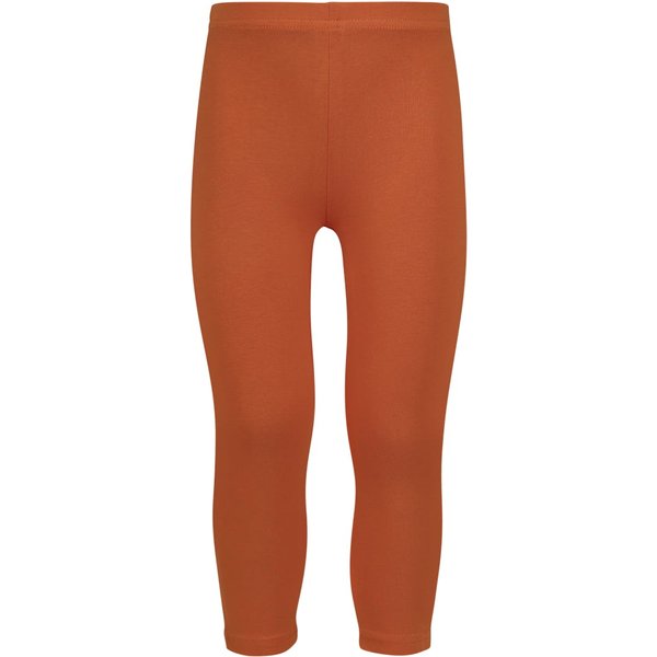 Lange Kinderleggings aus Baumwolle – Brique – 116-122