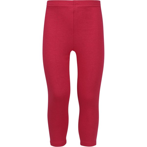 Lange Kinderleggings aus Baumwolle – Fuchsia – 92-98