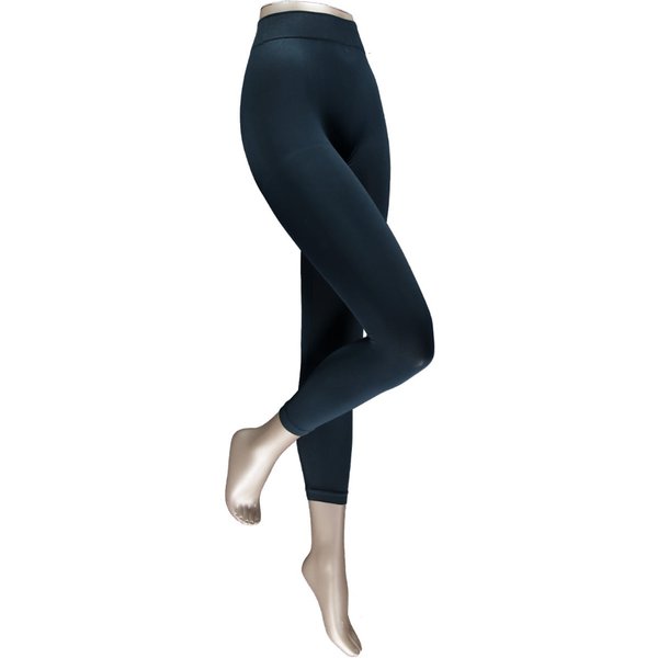 200 Denier nahtlose Damen Leggings – Marine – S-M