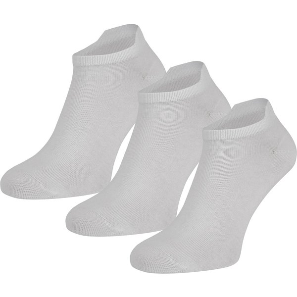 Teckel Sneakersocken 3er-Pack – Weiß – 23-26