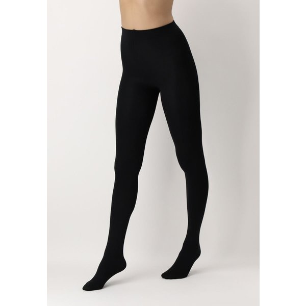 Warme und weiche blickdichte Strumpfhosen 100 den – Schwarz – XL