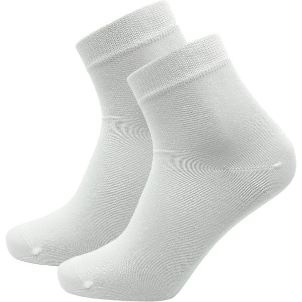 Quarter-Socken aus Tencel - 2 Paar – Weiß – 43-46