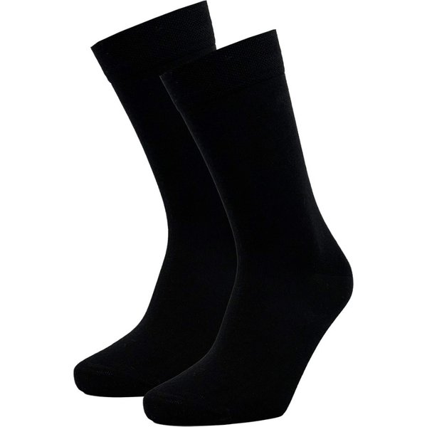 Unisex Basic Baumwollsocken - Schwarz - 39-42