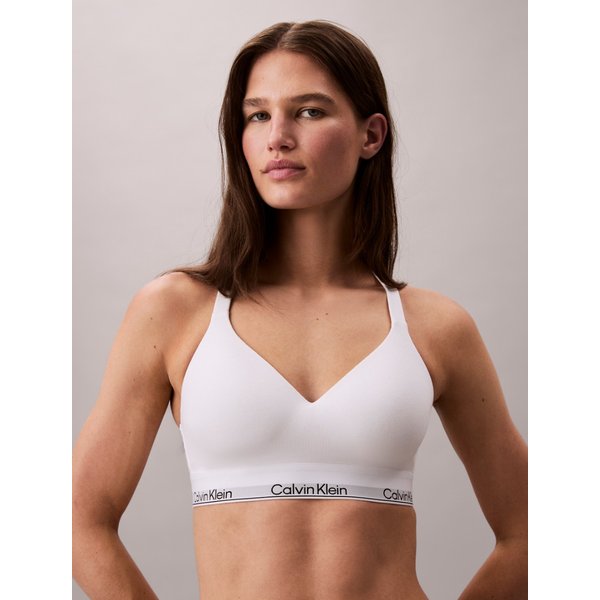 Lift-Bralette aus Baumwolle - Weiß - XS