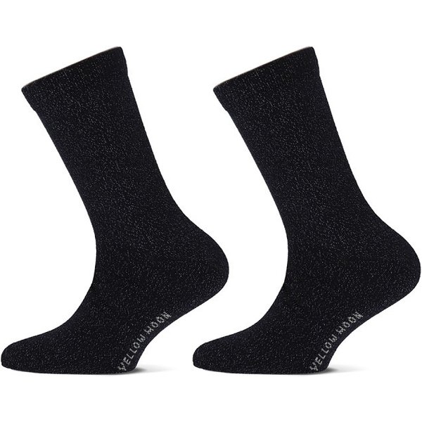 Mädchen Socken Glitzer 2-Paar - Marine - 31-34
