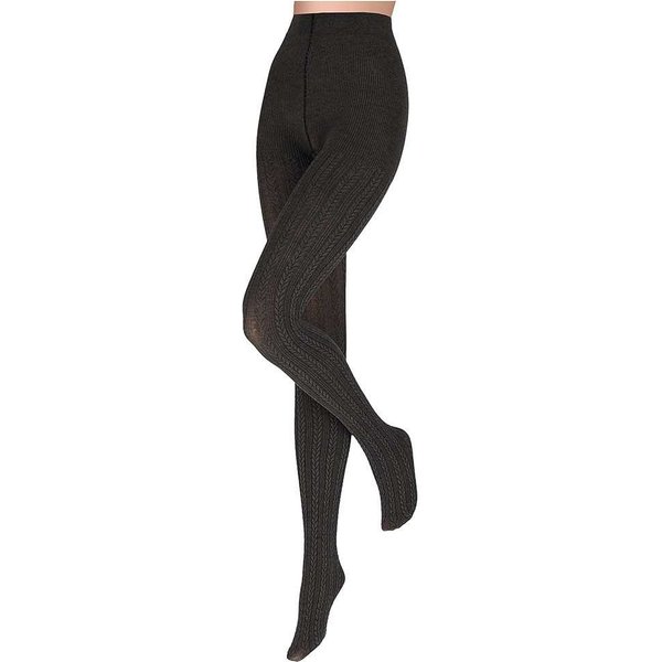 Dames kabel panty van modal – Antracite – S-M