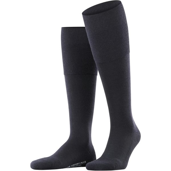 Heren kniekousen Airport Plus - Dark Navy - 45-46