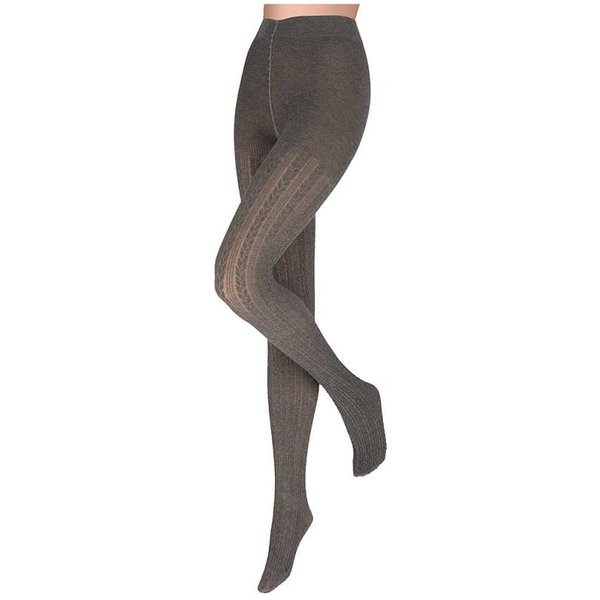 Kabel panty van modal – Medium grey – L-XL