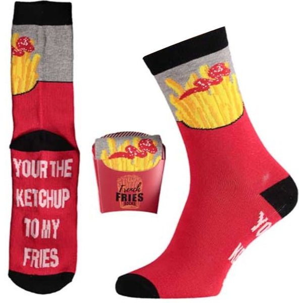 french fries socks – Grey – 42-47