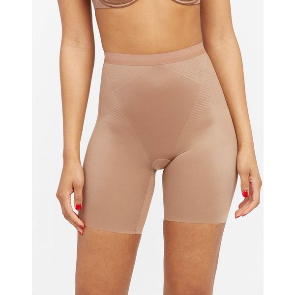 SPANXshape™ Invisible Mid-Thigh corrigerende short – Cafe au lait – M