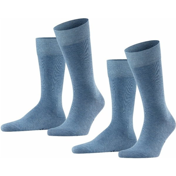 Happy heren sokken 2-pack – Light Denim – 43-46