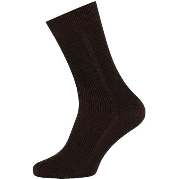 Wollen herensokken met badstof zool – Brown – 48-50