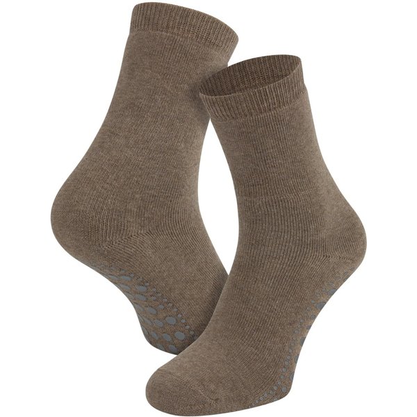 Antislip kindersokken van katoen – Beige – 31-34