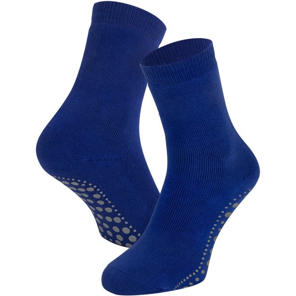 Antislip sokken van katoen – Kobalt – 35-38