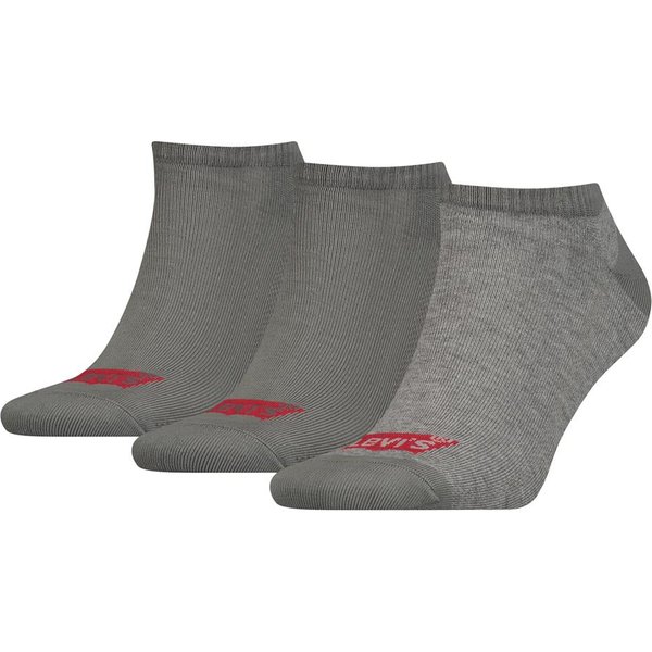 sneakersokken met logo print – Middle Grey – 35-38