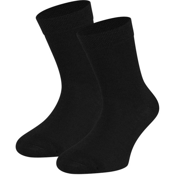 Katoenen kindersokken – Black – 27-30