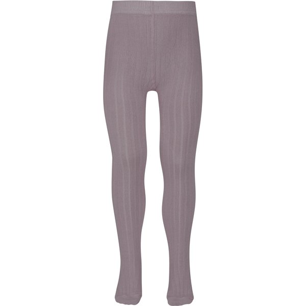 Rib kindermaillot van katoen – Dusty mauve – 68