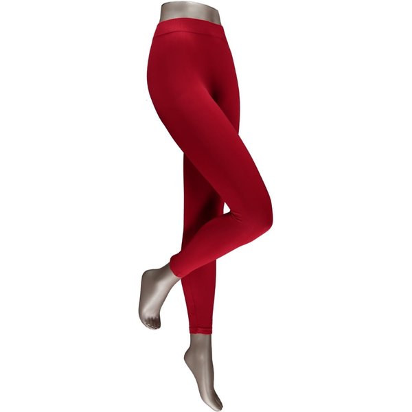 200 denier seamless legging van microfiber – True red – S-M