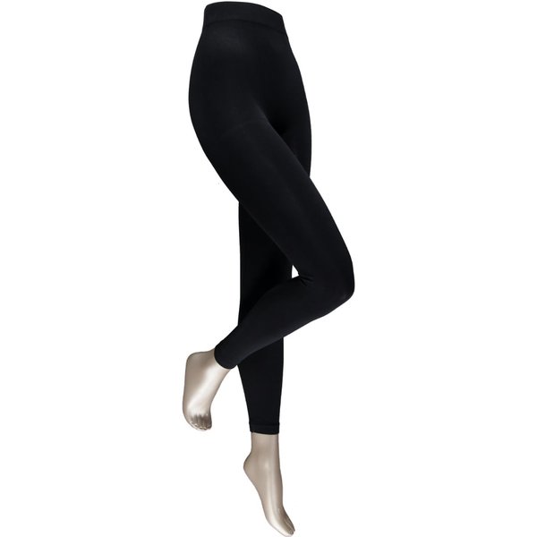 200 denier seamless legging van microfiber – Black – S-M