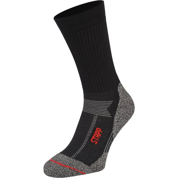 Wandelsok Boston met coolmax cordura – Black – 35-38