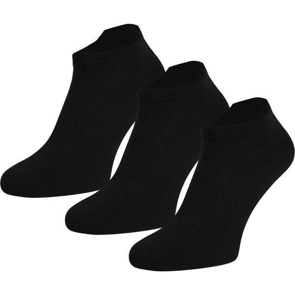 Teckel Sneakersokken 3 pack – Black – 19-22