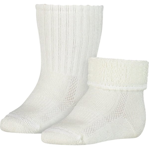 Merino wollen baby sokken – Ecru – 4-9 M