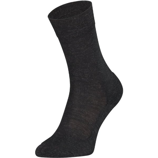 S13 VIP dunne merino wollen sokken met badstof zool – Antracite – 35-38