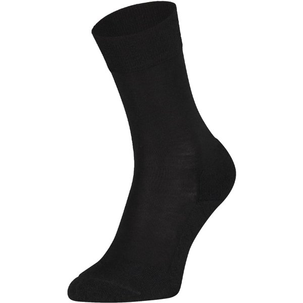 S13 VIP dunne merino wollen sokken met badstof zool – Black – 39-42