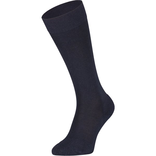 S14 VIP dunne merino kniekousen met badstof zool – Marine – 43-45