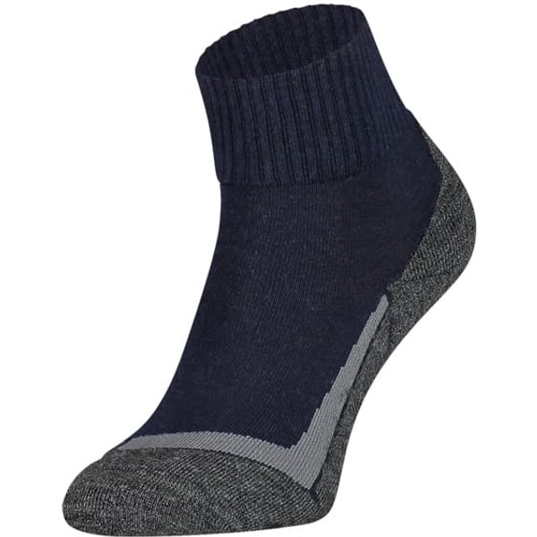 S18 Merino wollen enkel wandelsokken – Marine – 43-45