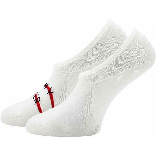 Heren footies met logo 2-pack – White – 39-42