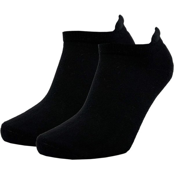 Dames basics sneakersokken met lipje - Black - 36-42 - 3 paar