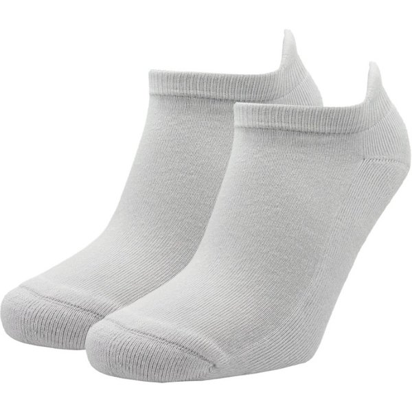 Heren basics sneakersokken met lipje - White - 40-46 - 3 paar