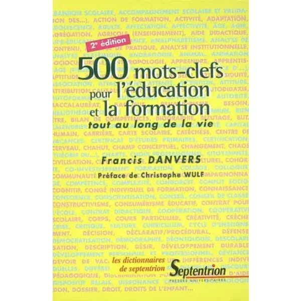 500 mots-clefs pour l'éducation et la formation tout au long de la vie. 2ème édition
