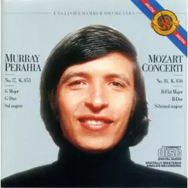 Concerti: No. 17, K. 453 (G Major = G-Dur = Sol Majeur) / No. 18, K. 456 (B-Flat Major = B-Dur = Si Bémol Majeur) - Wolfgang Amadeus Mozart, English Chamber Orchestra, Murray Perahia