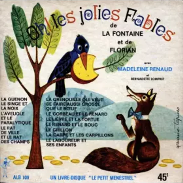 Oh! Les Jolies Fables De La Fontaine Et De Florian - Madeleine Renaud, Bernadette Lompret