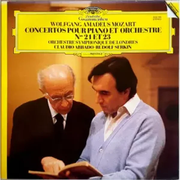 Concertos Pour Piano Et Orchestre Nos 21 Et 23 - Claudio Abbado, Wolfgang Amadeus Mozart, Rudolf Serkin, London Symphony Orchestra