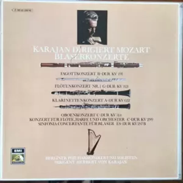 Karajan Dirigiert Mozart - Bläserkonzerte - Wolfgang Amadeus Mozart, Herbert von Karajan, Berliner Philharmoniker